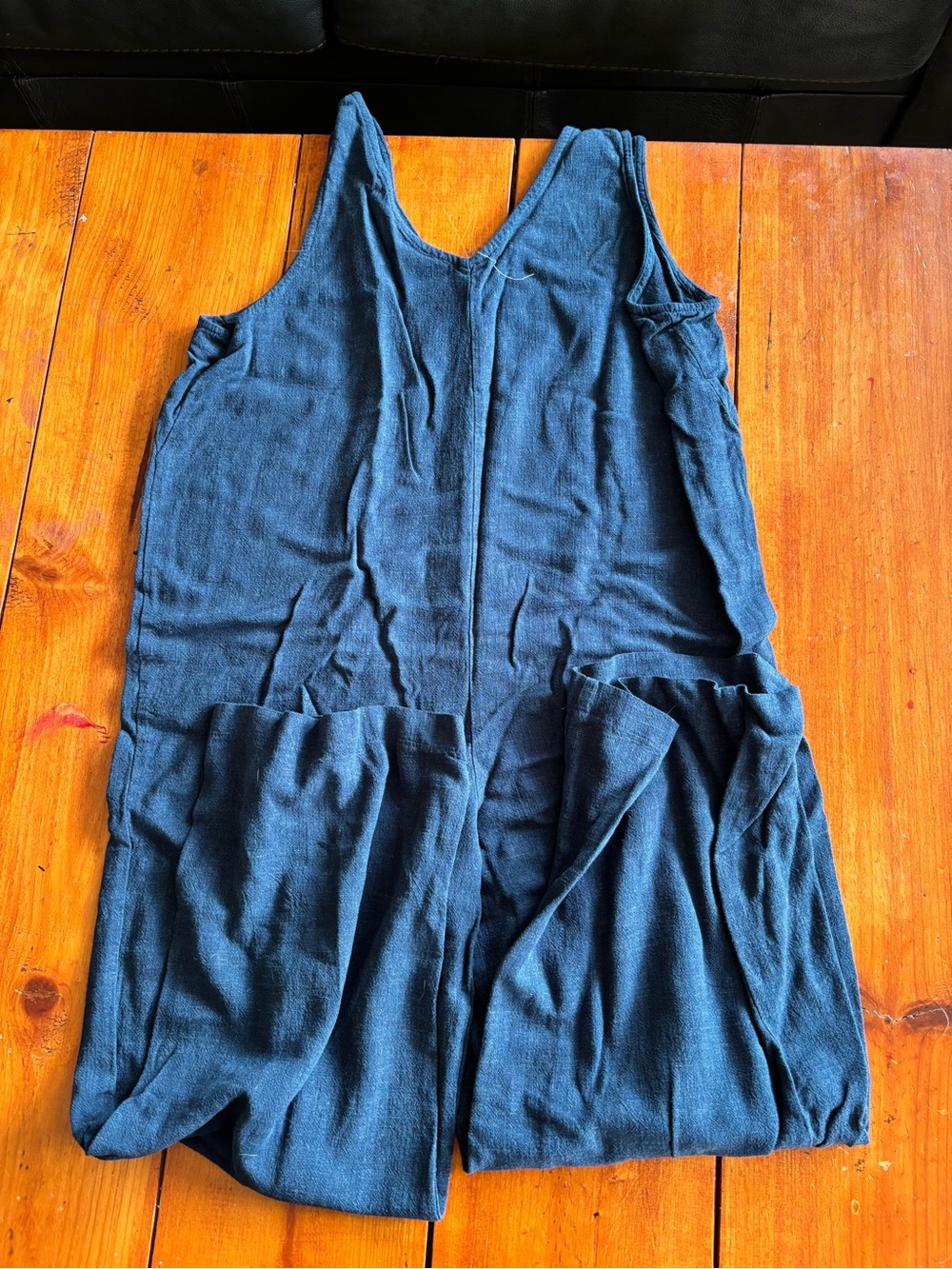 Carly Jean Los Angeles Deep Blue Sleeveless Jumpsuit